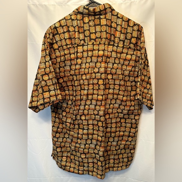 Tori Richard Honolulu Men’s Hawaiian Cotton Lawn Button Up Short Sleeve Size L - Picture 6 of 9